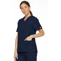Dickies Funktionsbluse Unisex EDS Schlupfhemd V-Neck, Every Day Scrubs Kasack mit 2 aufgesetzten Taschen