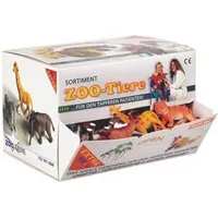 DocMed Spielfigur Sortiment Zootiere, (Motivationsspielzeug für Kinder, 104-tlg., Hygienisch, abwaschbar und robust verarbeitet, Geschenk), Ideal zur Beruhigung, Motivation und Stärkung des Vertrauens