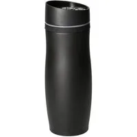 elasto Thermobecher 350 ml doppelt isolierter Kaffeebecher aus Edelstahl, Isolierbecher, Teebecher, Heißgetränke, Coffee mug, Stylisch, Robust