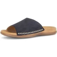 Gabor Pantolette Sommerschuh, Schlüpfschuh mit Kontrastnähten