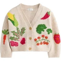 Next Cardigan Strickjacke mit V-Ausschnitt (1-tlg)