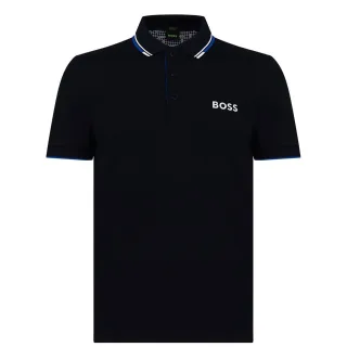 Boss - "Paddy Pro" Poloshirt für Herren, Baumwolle Piqué (Marine)