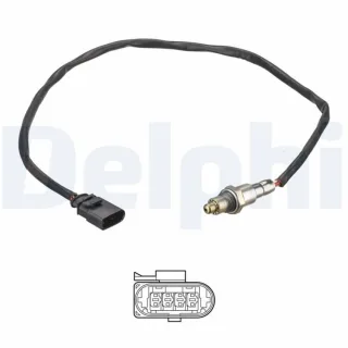 Delphi Lambdasonde Audi A3 Seat Leon Skoda Octavia VW Golf Touran