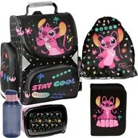 PASO Schulrucksack Mega Schulset XL 5-tlg. - Lilo & Stitch Disney (Schulranzen-Set, 5-tlg)