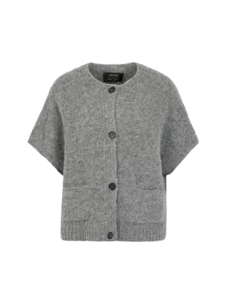 Marc Cain Sports - Strickweste Knitted in Germany grey - Gr. - 38