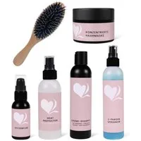 hair2heart Echthaar-Extension Großes Pflegeset für Extensions