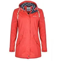 Regenliebe Regenjacke Friesennerz Regenmantel mit gestreiftem Innenfutter
