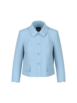 Marc Cain Additions - Kurze Jacke mit Kentkragen skyway new - Gr. - 46