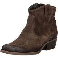 Felmini Stiefelette Veloursleder . Cowboy Stiefelette