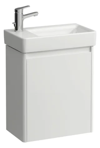 LAUFEN Waschtischunterschrank BASE 2.0 262x454x522 1 Tür m. Griffmulde f.WT H815955 weiß matt, H4112 H4112311082601