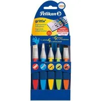 Pelikan Pinsel Pinsel-Set griffix Synthetik VE=5 Stück Trägerkarte
