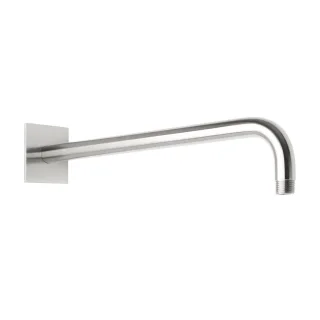 Herzbach spa ix wandarm 450 rosette 70 eckig, Edelstahl matt gebürstet, 17.960450.2.09 17.960450.2.09