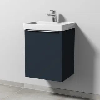 Sanipa 3way Waschtischunterbau zu Villeroy & Boch Avento Waschtisch mit 1 Tür, Marine-Matt UP6181R