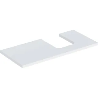 Geberit ONE Waschtisch-Platte, Ausschnitt rechts, für Aufsatzwaschtisch Schalenform 505314001