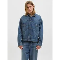 Jack & Jones Jeansjacke JJIMILES JACKET SQ 439 NOOS mit Fly-Away-Kragen