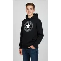 Converse Kapuzensweatshirt für Kinder mit farblich passender Fütterung, in bedruckter oder unifarbener Optik