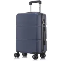 YONSLY Hartschalen-Trolley Hartschalen-Koffer Trolley Rollkoffer Zahlenschloss, Handgepäck, 4 Rollen, ABS-Hartschale, robuster Reisekoffer mit Teleskopgriff,46/55/66/76 cm