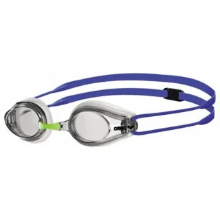 Arena - "Tracks" Transparent Schwimmbrille für Herren/Damen Unisex (Weiß/Transparent/Blau)