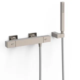 Tres Thermostatische Aufputz Duscharmatur Over wall Anti Kalk Messing Handbrause , 19016469AC 19016469AC