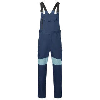 KÜBLER REFORCE Latzhose - Langgröße dunkelblau/eisblau 52L - 3260 3342-4844-52L