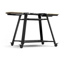 Dome Gen 2.0 Gestell AM1984, Grill-Untergestell schwarz/holz, für Dome Gen 2.0 und Dome Gen 2.0 XL Pizzaöfen