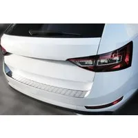 RECAMBO Ladekantenschutz für SKODA SUPERB III KOMBI, ab 2015- 107c Stoßstangenschutz, V2A rostfrei, Exklusive Optik, praktischer Schutz & perfekte Passform