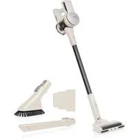 PRINCESS Akku-Hand-und Stielstaubsauger Princess 339380 Silent Storm Kabelloser Stabstaubsauger – 2-in-1, 140 W, 2 in 1 – 3 Geschwindigkeitsstufen – 140 W – DC