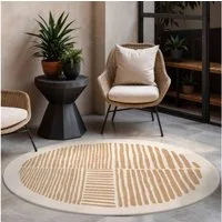 Ted Baker Teppich Bounds, Wendeteppich, rund, Höhe: 8 mm, Designteppich, Wetterfest, Pflegeleicht, Modern, Wohnzimmer, Terrasse