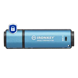 Kingston IronKey Vault Privacy 50 Series | ikvp50/64gb | USB-Flash-Laufwerk