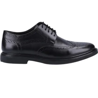 Hush Puppies - "Kingston" Halbschuhe für Herren, Leder (Schwarz)