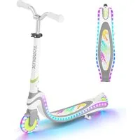TONBUX Scooter Kinderroller mit coolem beleuchteten Brett und PU-Rädern