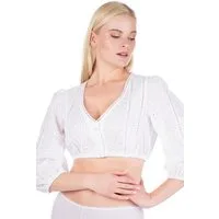 Berwin & Wolff Dirndlbluse Dirndlbluse - YLVA - weiß
