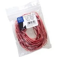 ALCO Gummibänder Gummiband Naturkautschuk sortiert rot 50g