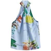 Next Neckholdertop Kew Collection Neckholdertop Satin Pflanzenmotiv (1-tlg)