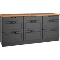 KOCHSTATION Unterschrank KS-Lana Breite 180 cm