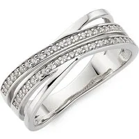 Aniston JEWELRY & WATCHES Fingerring Schmuck Geschenk Silbering, mit Zirkonia (synth)