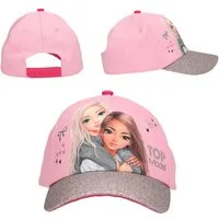 Depesche Schirmmütze TOPModel Cap MY BFF - Rosa mit Glitzer-Schirm
