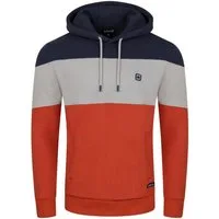 riverso Kapuzenpullover Herren Hoodie RIVRemo Regular Fit Longsleeve Colourblocking Sweatshirt mit Kängurutasche