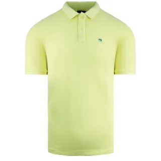 Scotch & Soda Kurzarm Baumwoll Herren Gelbes Poloshirt 142734 0244