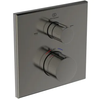 Ideal Standard Badethermostat UP Ceratherm C100 Rosette 157x157mm Magnetic Grey, A8588A5 A8588A5