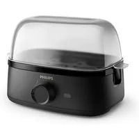 Philips Eierkocher HD9137/90 3000 Series, Familiengröße, Anzahl Eier: 6 St., 400 W, mit dem Zubehör für pochierte Eier, verschiedene Kochstufen möglich