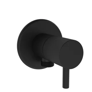 VitrA Zubehör Eckventil mit Abgang G 1/2" Fertigmontageset Schwarz Matt WTC,A4521436WTC A4521436WTC