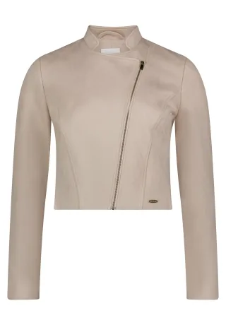 Betty & Co - Bikerjacke grau - Gr. - 42