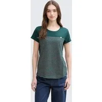 TOM TAILOR Denim T-Shirt T-Shirt T-Shirt mit Streifenmuster