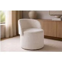 riess-ambiente TV-Sessel LUNA 65cm beige - Bouclé, klappbare Rückenlehne, Stauraum, scandi (Einzelartikel, 1-St), Moderner Polsterhocker - ideal für Wohn- und Schlafzimmer oder Loft