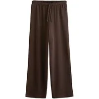 Next Palazzohose Hose mit weitem Bein im Strick-Look (1-tlg)