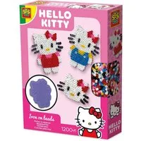 SES Creative Spiel Hello Kitty Bügelperlen-Set 1200 Perlen – SES Creative