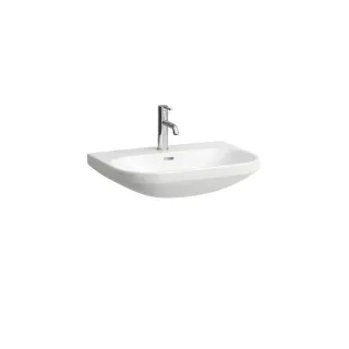 Laufen Lua Waschtisch H8110860001041 65x46cm, weiß, mit Überlauf, mit 1 Hahnloch