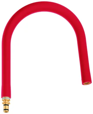 Grohe Schlauchauslauf 30321 für Essence Küchenarmatur mit Profibrause rot, 30321DG0 30321DG0