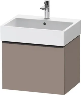 Duravit D-Neo Waschtischunterbau wandhängend Basalt Matt 584x442x440 mm - DE42710BD430000 DE42710BD430000